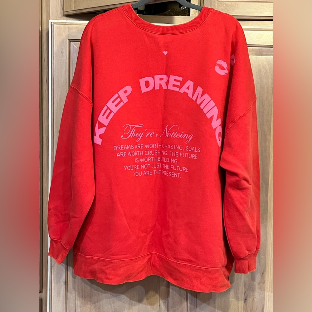 VALENTINE COLORS ❤️ TARGET ❤️WILD FABLE CREWNECK - Picture 2 of 6